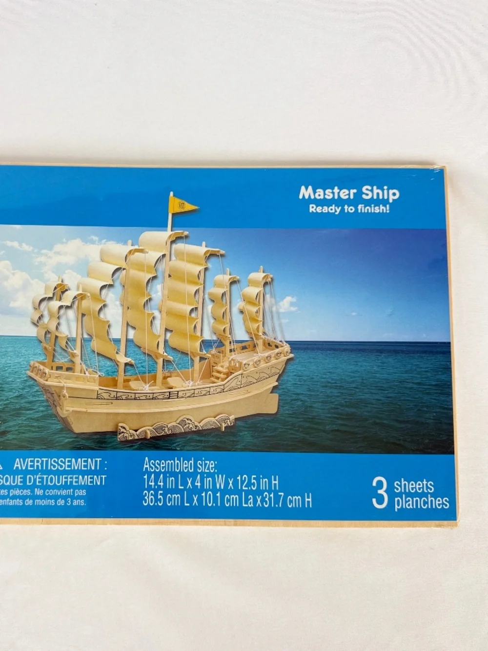 Brand New Creatology Kit Wooden Puzzle 3D Master Ship 6+ Sealed Gift Sailing